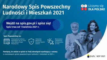 1 kwietnia rozpocznie się Narodowy Spis Powszechny Ludności i Mieszkań 2021